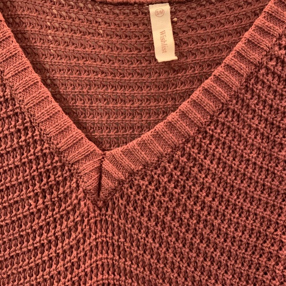 Hope’s burgundy flowy sweater - Picture 3 of 9